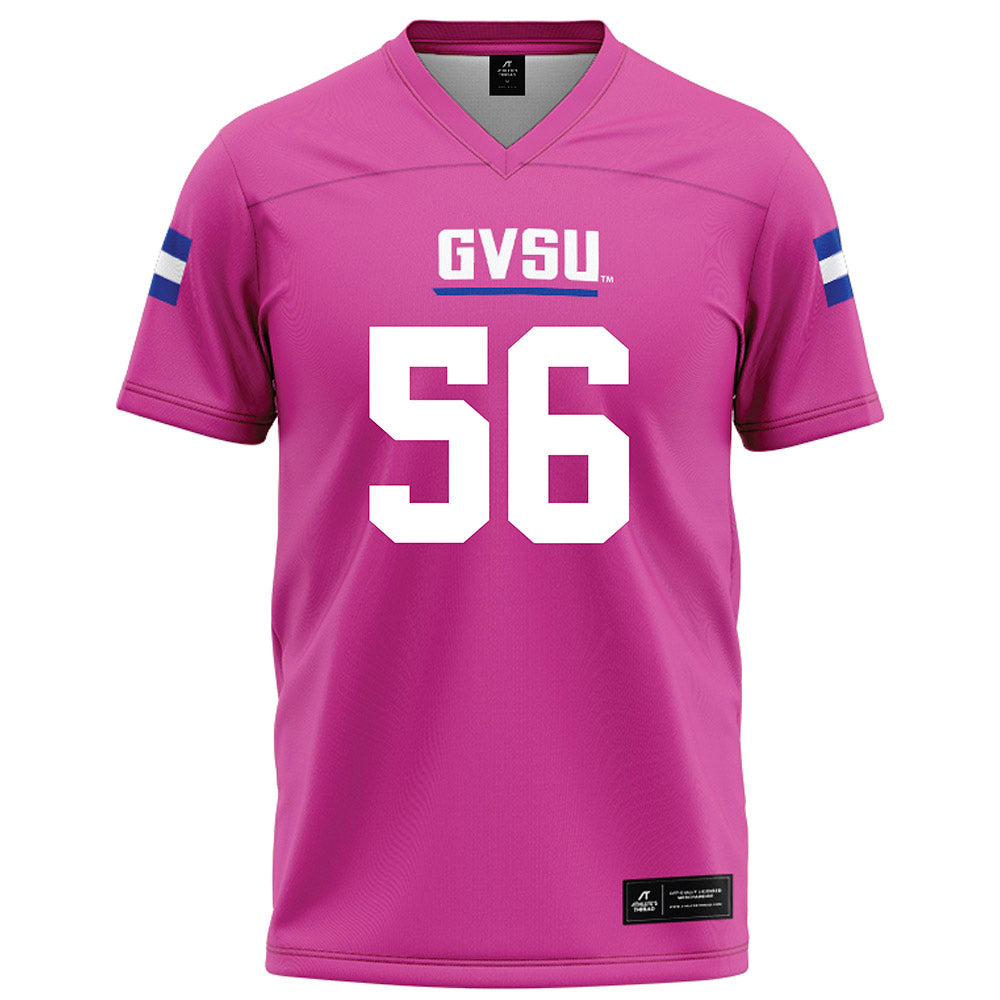 Grand Valley - NCAA Football : Gregory Keller - Pink Football Jersey-0