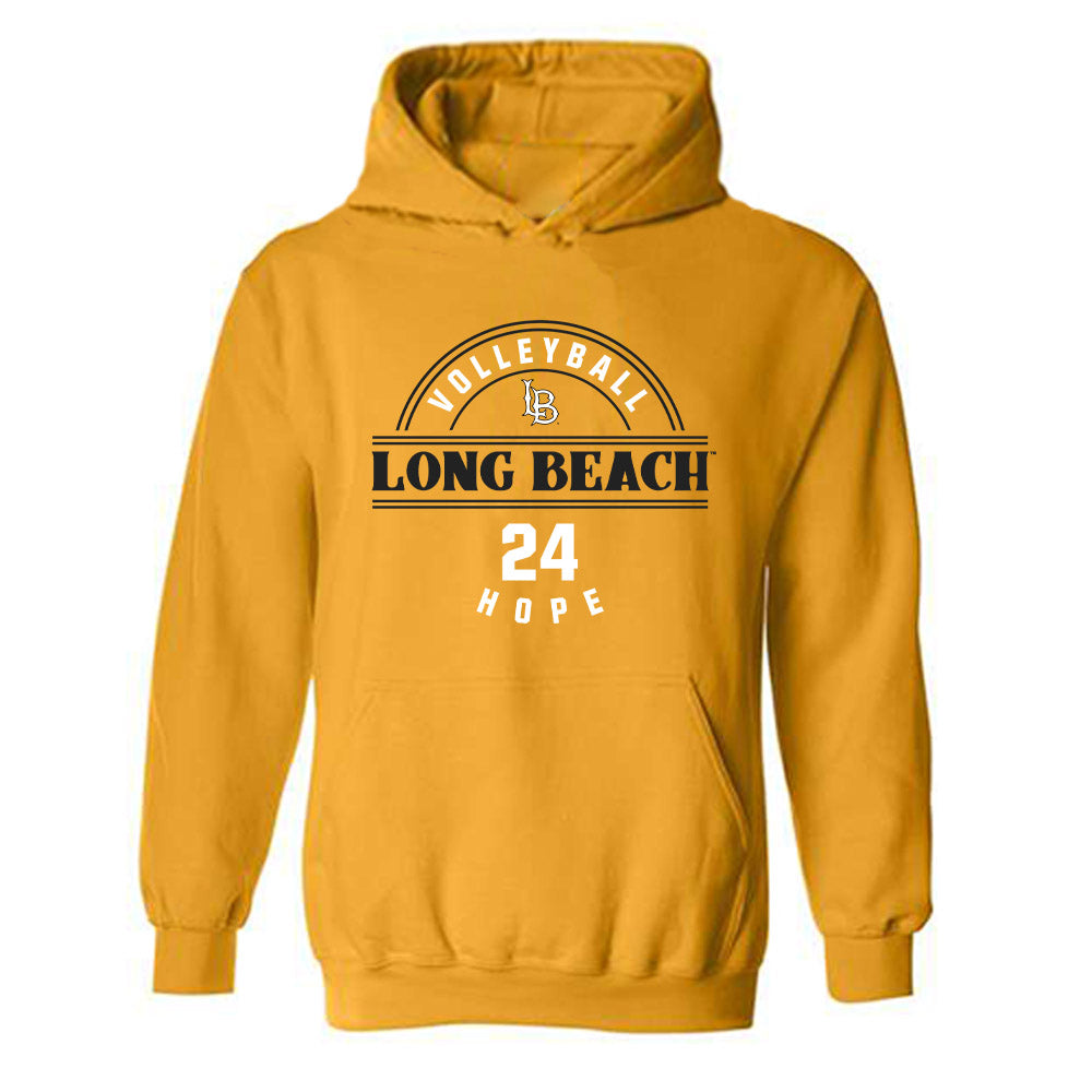 LBSU - NCAA Women's Volleyball : Reagan Hope - Classic Fashion Shersey Hooded Sweatshirt-0
