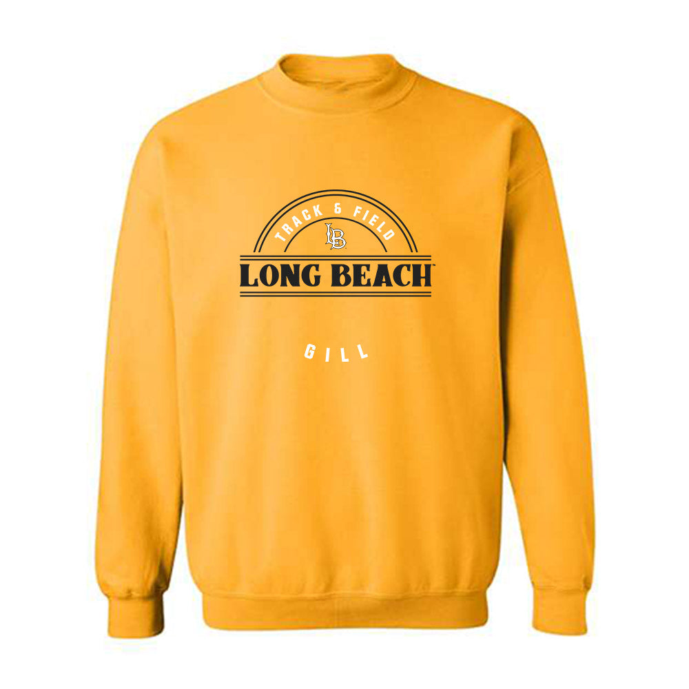 LBSU - NCAA Men's Track & Field : Cameron Gill - Classic Fashion Shersey Crewneck Sweatshirt-0