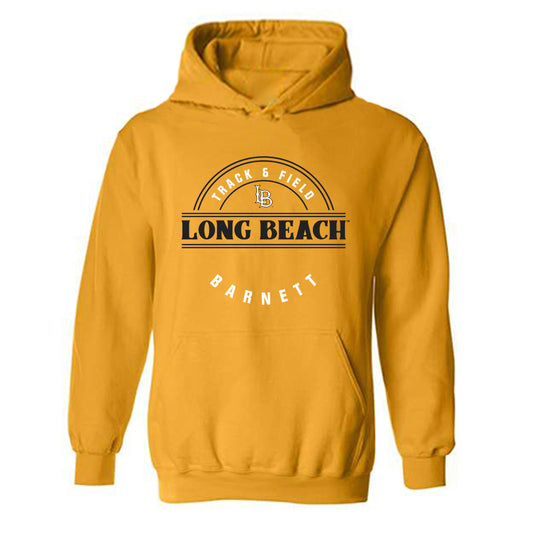 LBSU - NCAA Women's Track & Field : Trinity Barnett - Classic Fashion Shersey Hooded Sweatshirt-0