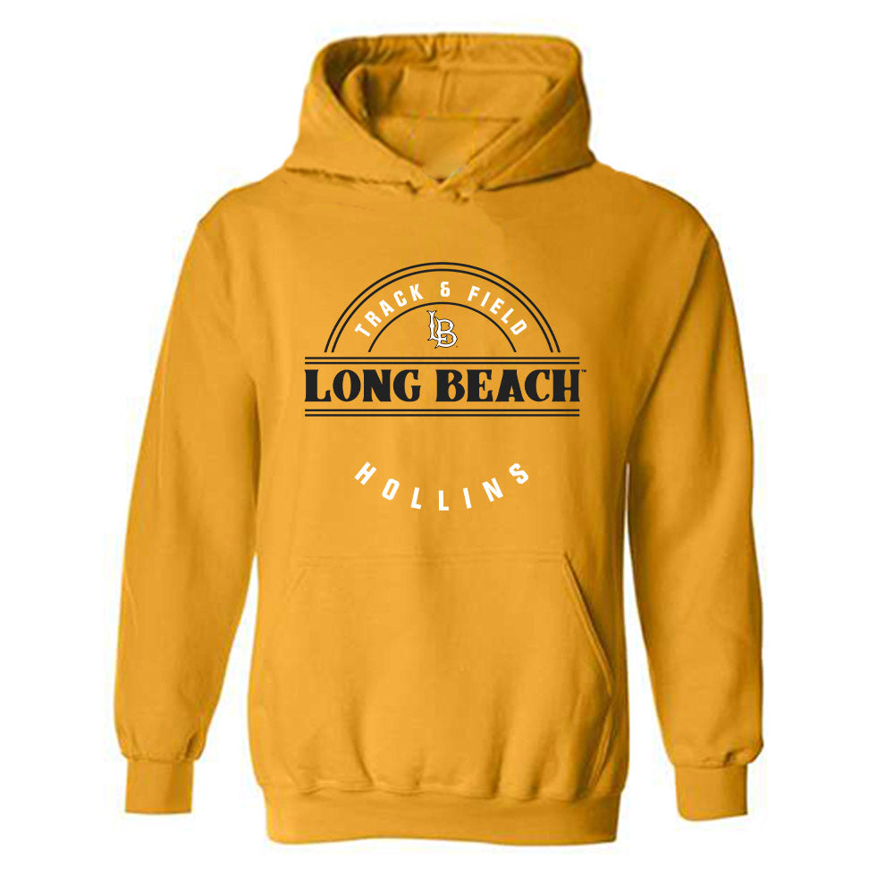 LBSU - NCAA Women's Track & Field : Brandee Hollins - Classic Fashion Shersey Hooded Sweatshirt-0
