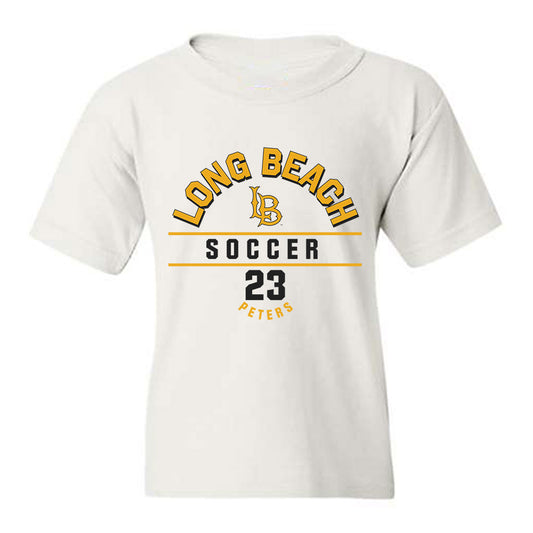 LBSU - NCAA Women's Soccer : Hannah Peters - Classic Fashion Shersey Youth T-Shirt-0