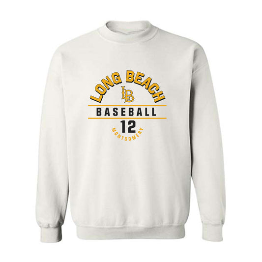 LBSU - NCAA Baseball : Reid Montgomery - Classic Fashion Shersey Crewneck Sweatshirt-0