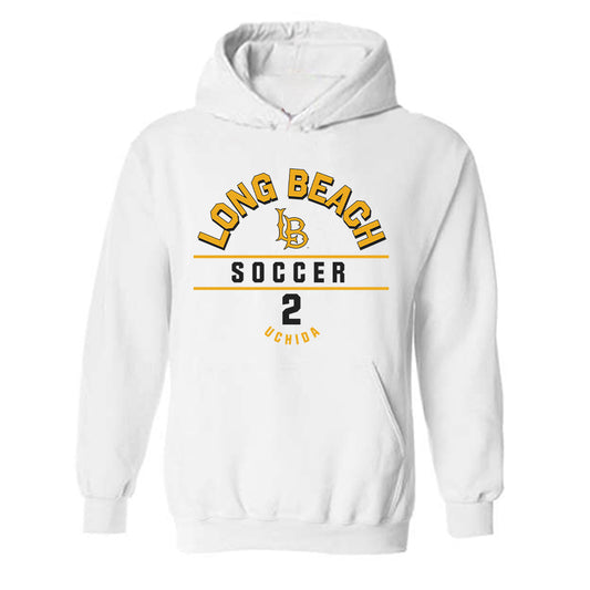 LBSU - NCAA Women's Soccer : Kana Uchida - Classic Fashion Shersey Hooded Sweatshirt-0