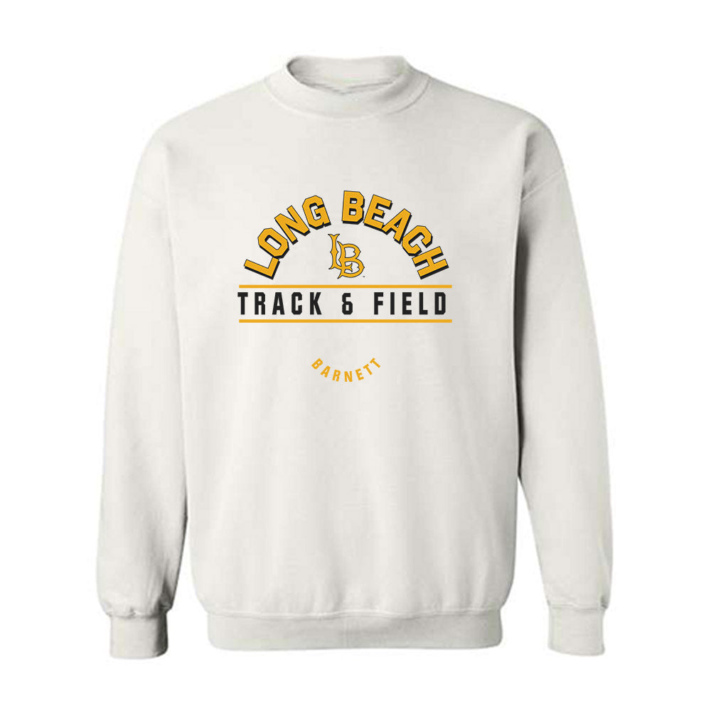 LBSU - NCAA Women's Track & Field : Trinity Barnett - Classic Fashion Shersey Crewneck Sweatshirt-0