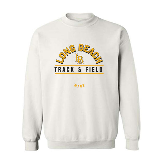 LBSU - NCAA Women's Track & Field : Zamaria Mack - Classic Fashion Shersey Crewneck Sweatshirt-0