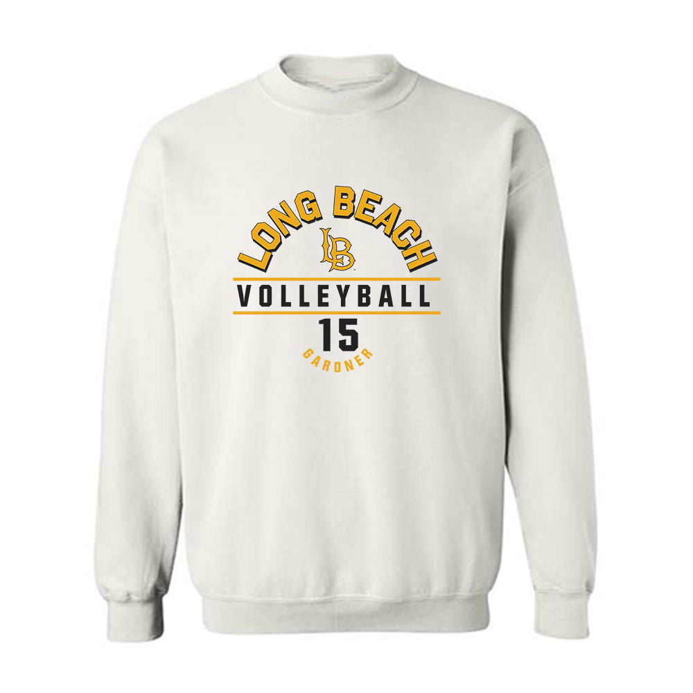 LBSU - NCAA Women's Volleyball : Emma Gardner - Classic Fashion Shersey Crewneck Sweatshirt-0