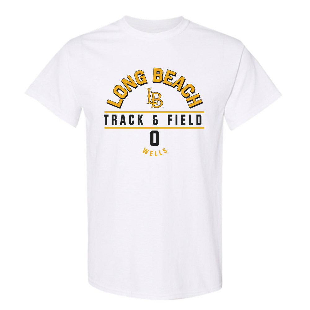 LBSU - NCAA Men's Track & Field : Jaylon Wells - Classic Fashion Shersey T-Shirt-0