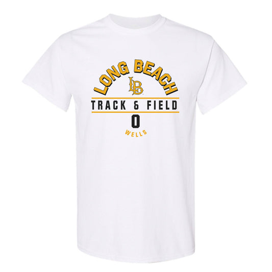 LBSU - NCAA Men's Track & Field : Jaylon Wells - Classic Fashion Shersey T-Shirt-0