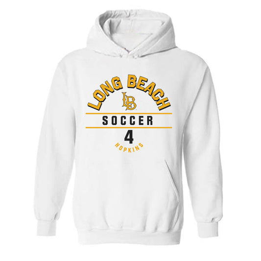 LBSU - NCAA Women's Soccer : Hannah Hopkins - Classic Fashion Shersey Hooded Sweatshirt-0