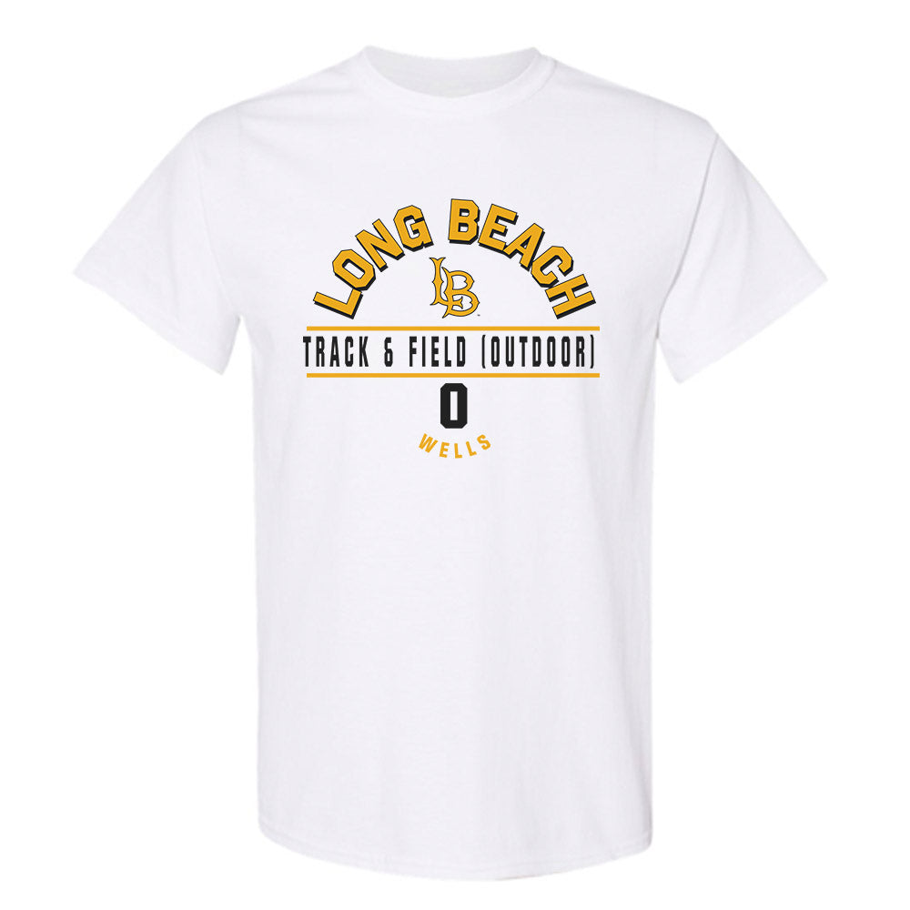 LBSU - NCAA Men's Track & Field : Jaylon Wells - Classic Fashion Shersey T-Shirt-0