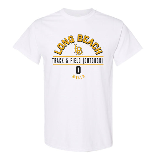 LBSU - NCAA Men's Track & Field : Jaylon Wells - Classic Fashion Shersey T-Shirt-0