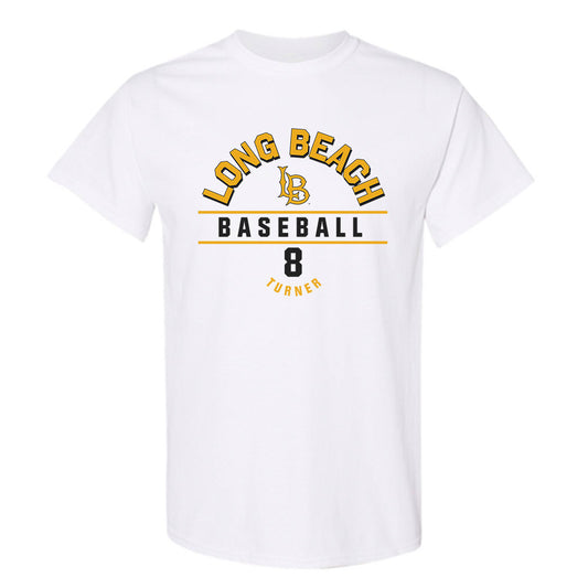 LBSU - NCAA Baseball : Murchael Turner - Classic Fashion Shersey T-Shirt-0