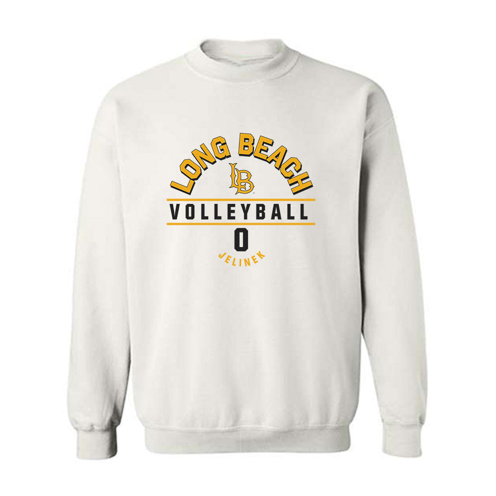 LBSU - NCAA Women's Volleyball : Anna Jelinek - Classic Fashion Shersey Crewneck Sweatshirt-0