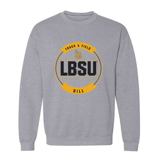 LBSU - NCAA Men's Track & Field : Cameron Gill - Classic Fashion Shersey Crewneck Sweatshirt-0