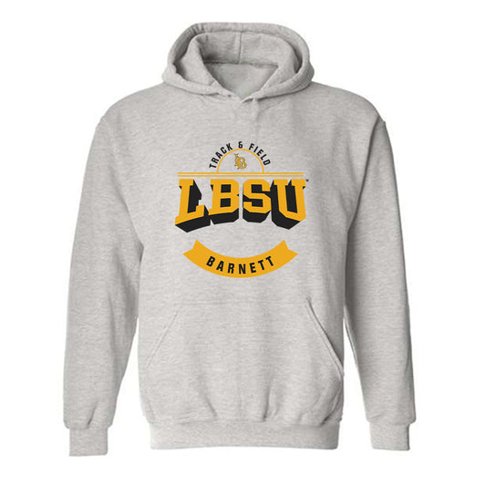 LBSU - NCAA Women's Track & Field : Trinity Barnett - Classic Fashion Shersey Hooded Sweatshirt-0