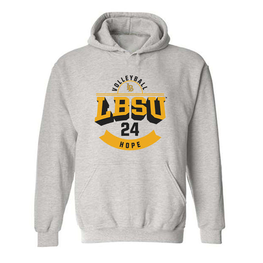 LBSU - NCAA Women's Volleyball : Reagan Hope - Classic Fashion Shersey Hooded Sweatshirt-0