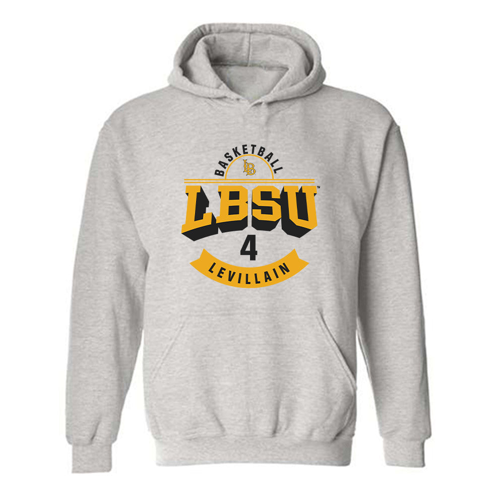 LBSU - NCAA Men's Basketball : Leopold Levillain - Classic Fashion Shersey Hooded Sweatshirt-0
