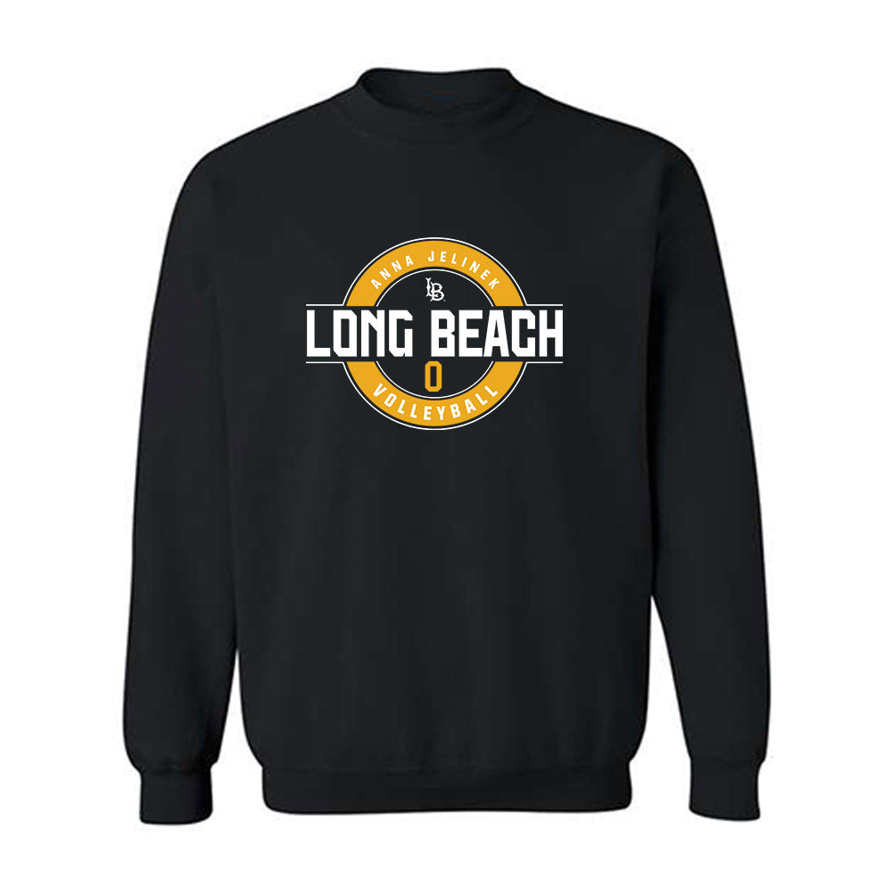 LBSU - NCAA Women's Volleyball : Anna Jelinek - Classic Fashion Shersey Crewneck Sweatshirt-0