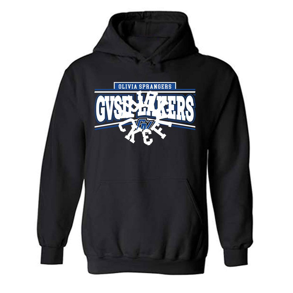Grand Valley - NCAA Women's Track & Field : Olivia Sprangers - Classic Fashion Shersey Hooded Sweatshirt-0