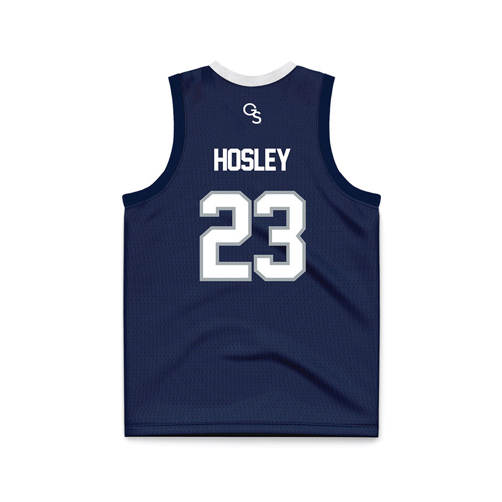 Georgia Southern - NCAA Women's Basketball : Mckayla Hosley - Blue Basketball Jersey-1