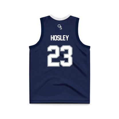 Georgia Southern - NCAA Women's Basketball : Mckayla Hosley - Blue Basketball Jersey-1