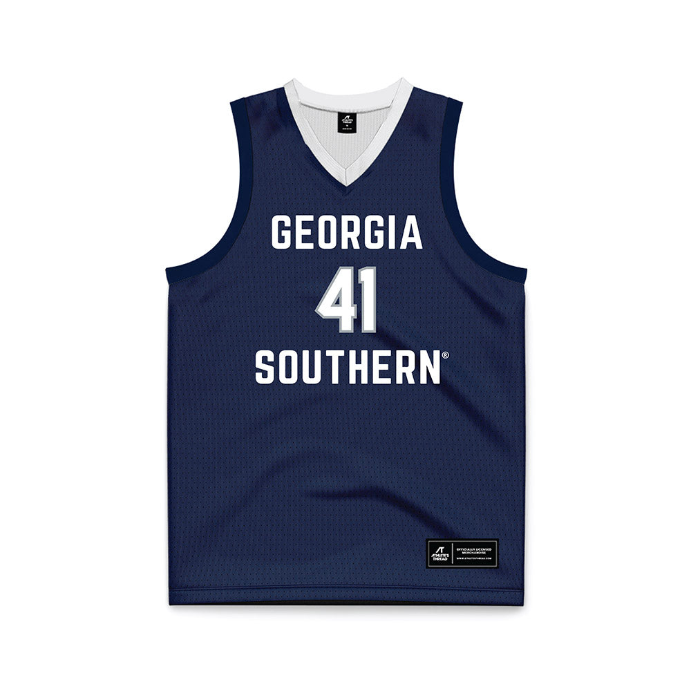 Georgia Southern - NCAA Women's Basketball : Kayla Cleaveland - Blue Basketball Jersey-0