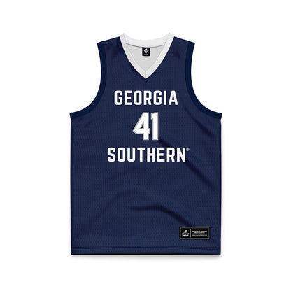 Georgia Southern - NCAA Women's Basketball : Kayla Cleaveland - Blue Basketball Jersey-0