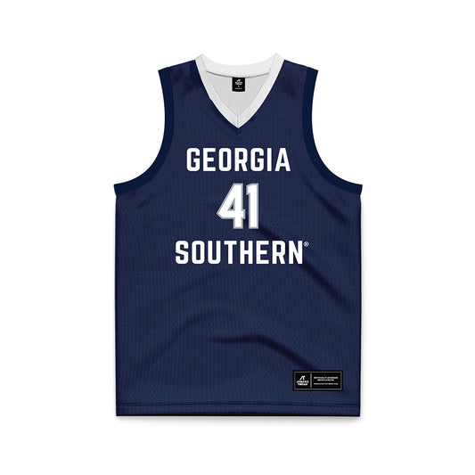 Georgia Southern - NCAA Women's Basketball : Kayla Cleaveland - Blue Basketball Jersey-0
