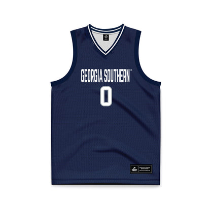 Georgia Southern - NCAA Men's Basketball : Jayden Williams - Navy Basketball Jersey-0