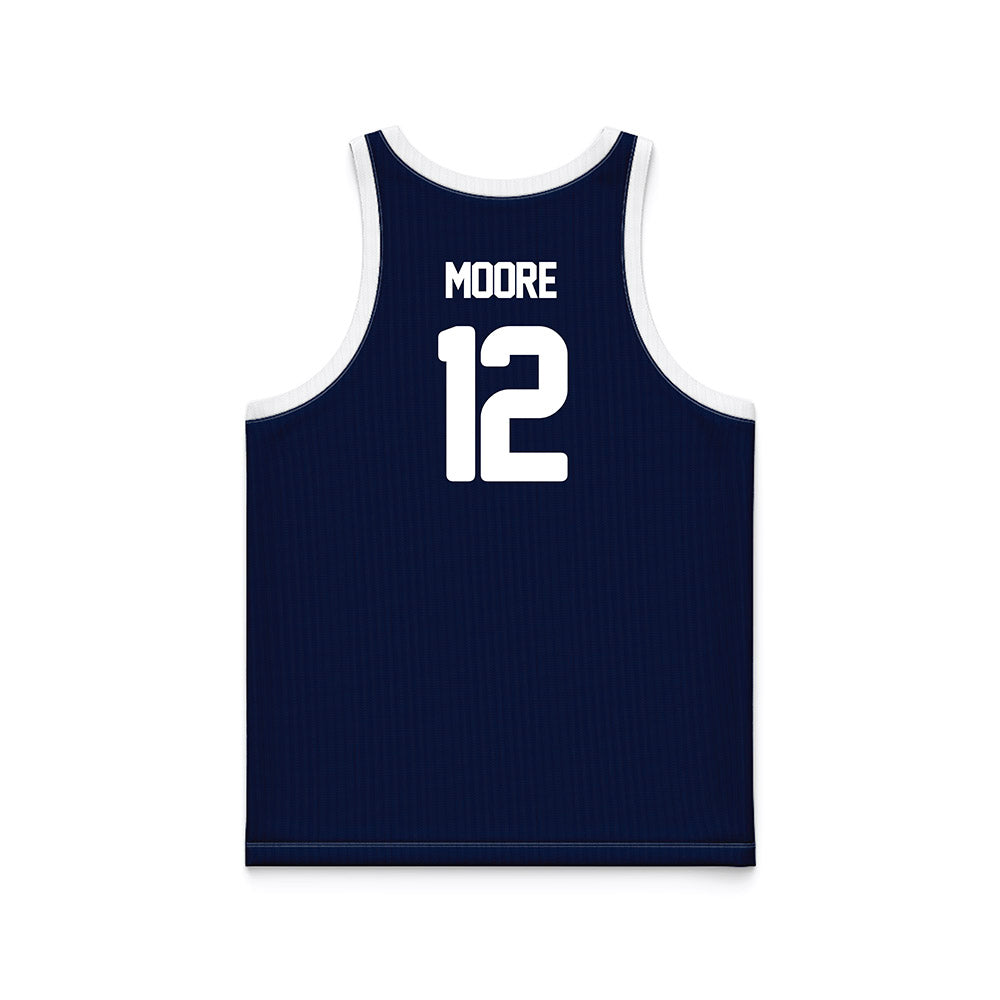 Georgia Southern - NCAA Men's Basketball : Tyren Moore - Blue Basketball Jersey-1