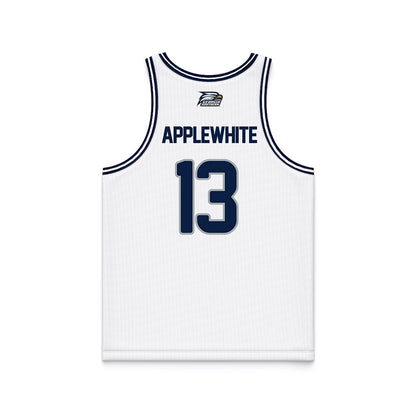 Georgia Southern - NCAA Men's Basketball : Alden Applewhite - White Basketball Jersey-1