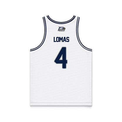Georgia Southern - NCAA Men's Basketball : Cade Lomas - White Basketball Jersey-1