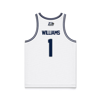 Georgia Southern - NCAA Men's Basketball : Dwayne Williams - White Basketball Jersey-1