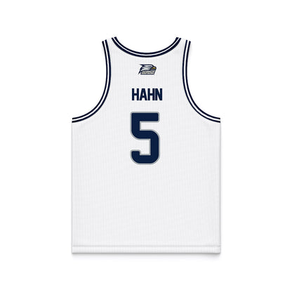 Georgia Southern - NCAA Men's Basketball : Jacqueline Hahn - White Basketball Jersey-1