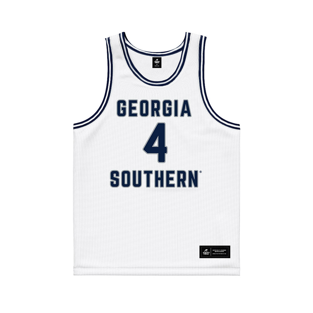 Georgia Southern - NCAA Men's Basketball : Cade Lomas - White Basketball Jersey-0