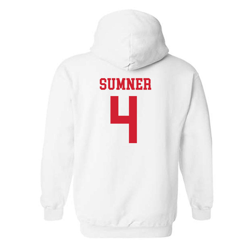 Fairfield - NCAA Baseball : Tyson Sumner - Classic Shersey Hooded Sweatshirt-1
