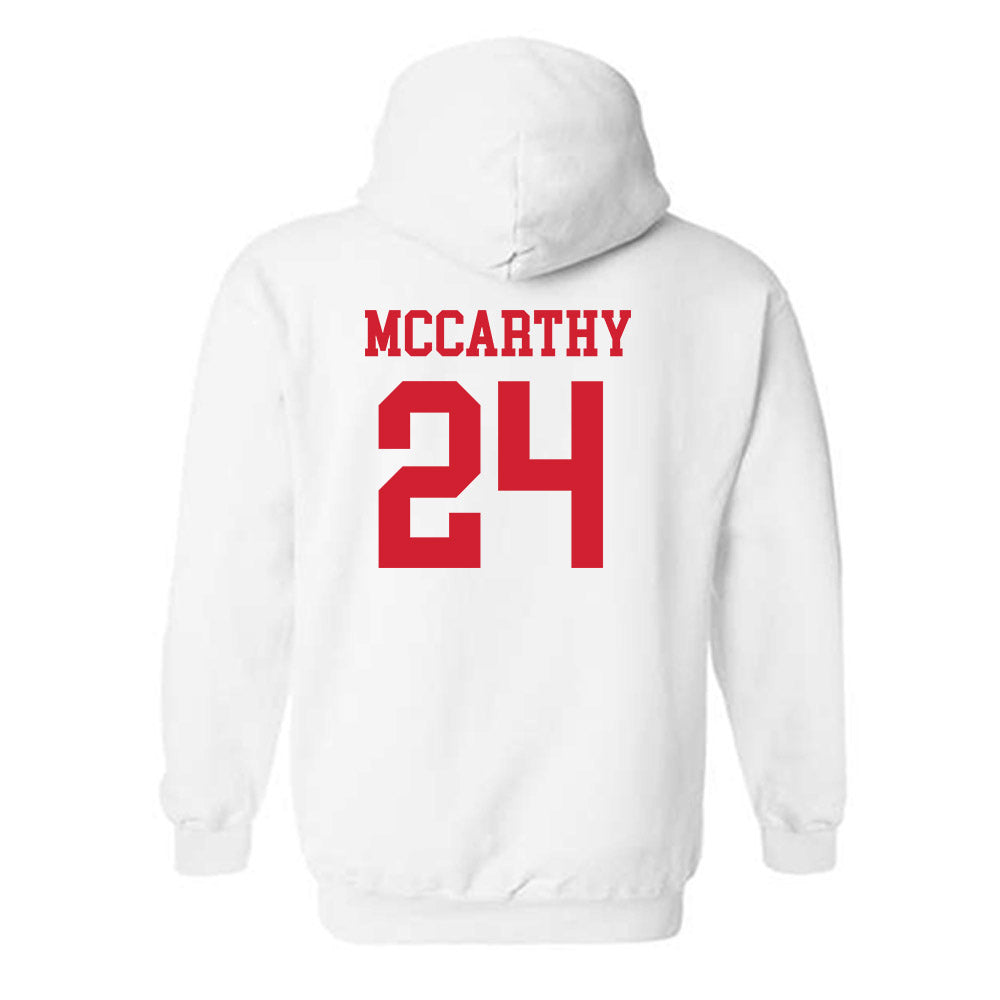 Fairfield - NCAA Women's Basketball : Lana McCarthy - Classic Shersey Hooded Sweatshirt-1