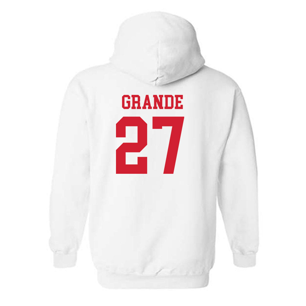 Fairfield - NCAA Baseball : Carter Grande - Classic Shersey Hooded Sweatshirt-1