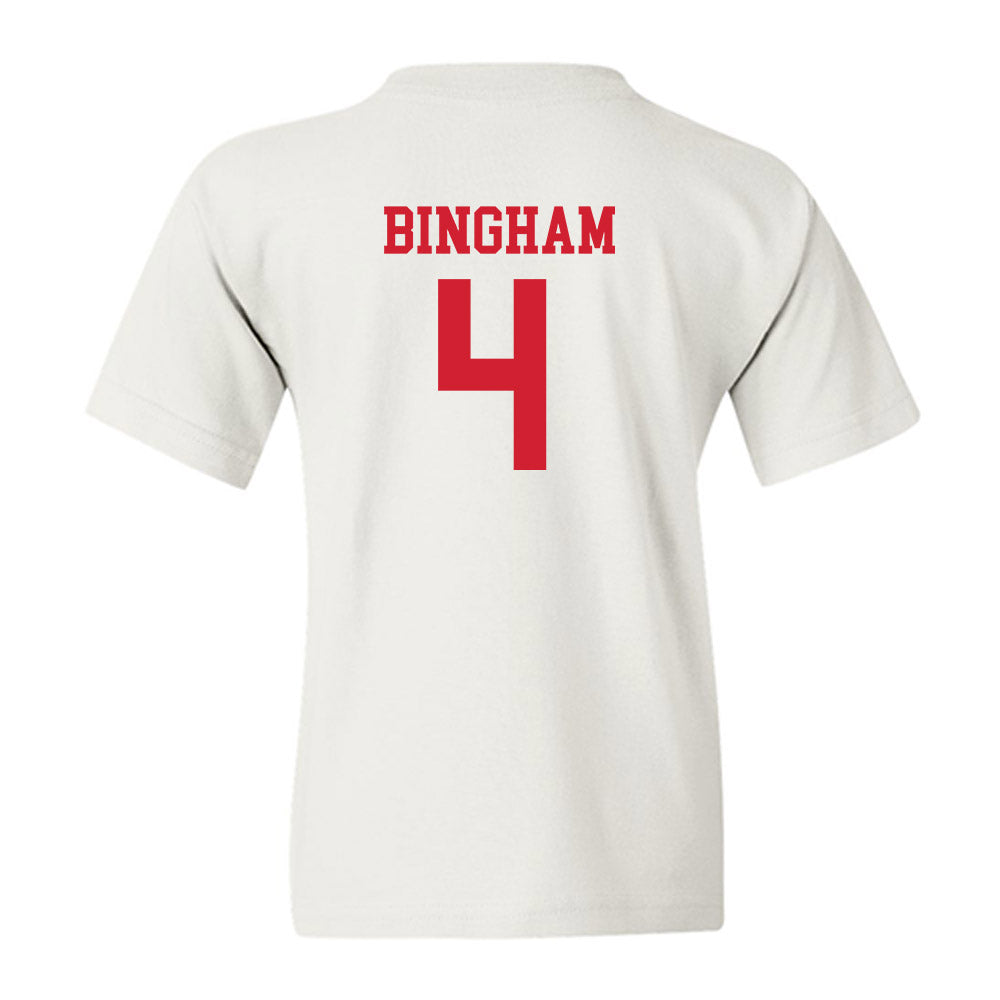 Fairfield - NCAA Women's Soccer : Bella Bingham - Classic Shersey Youth T-Shirt-1