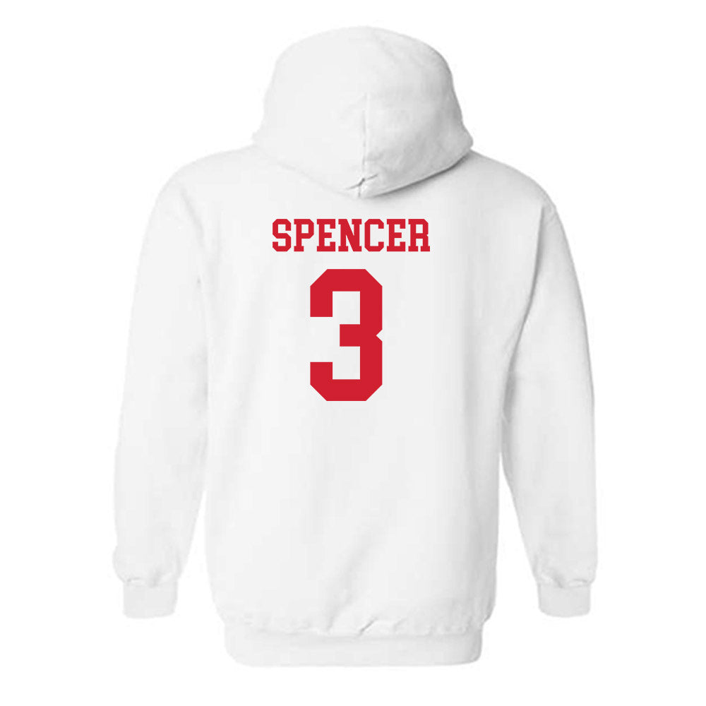 Fairfield - NCAA Baseball : Luke Spencer - Classic Shersey Hooded Sweatshirt-1