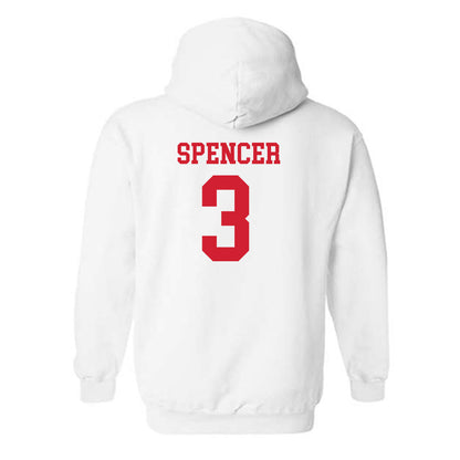 Fairfield - NCAA Baseball : Luke Spencer - Classic Shersey Hooded Sweatshirt-1