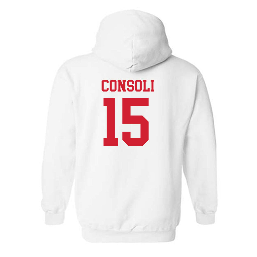 Fairfield - NCAA Men's Lacrosse : Cooper Consoli - Classic Shersey Hooded Sweatshirt-1