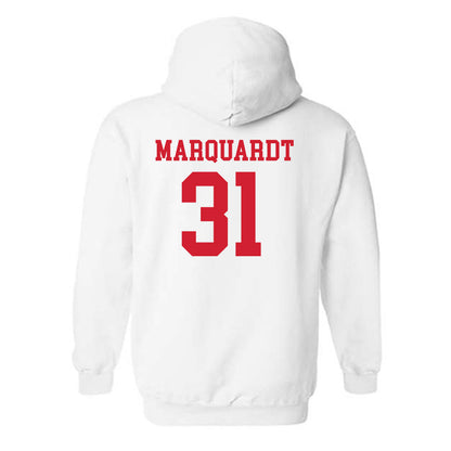 Fairfield - NCAA Women's Lacrosse : Anna Marquardt - Classic Shersey Hooded Sweatshirt-1