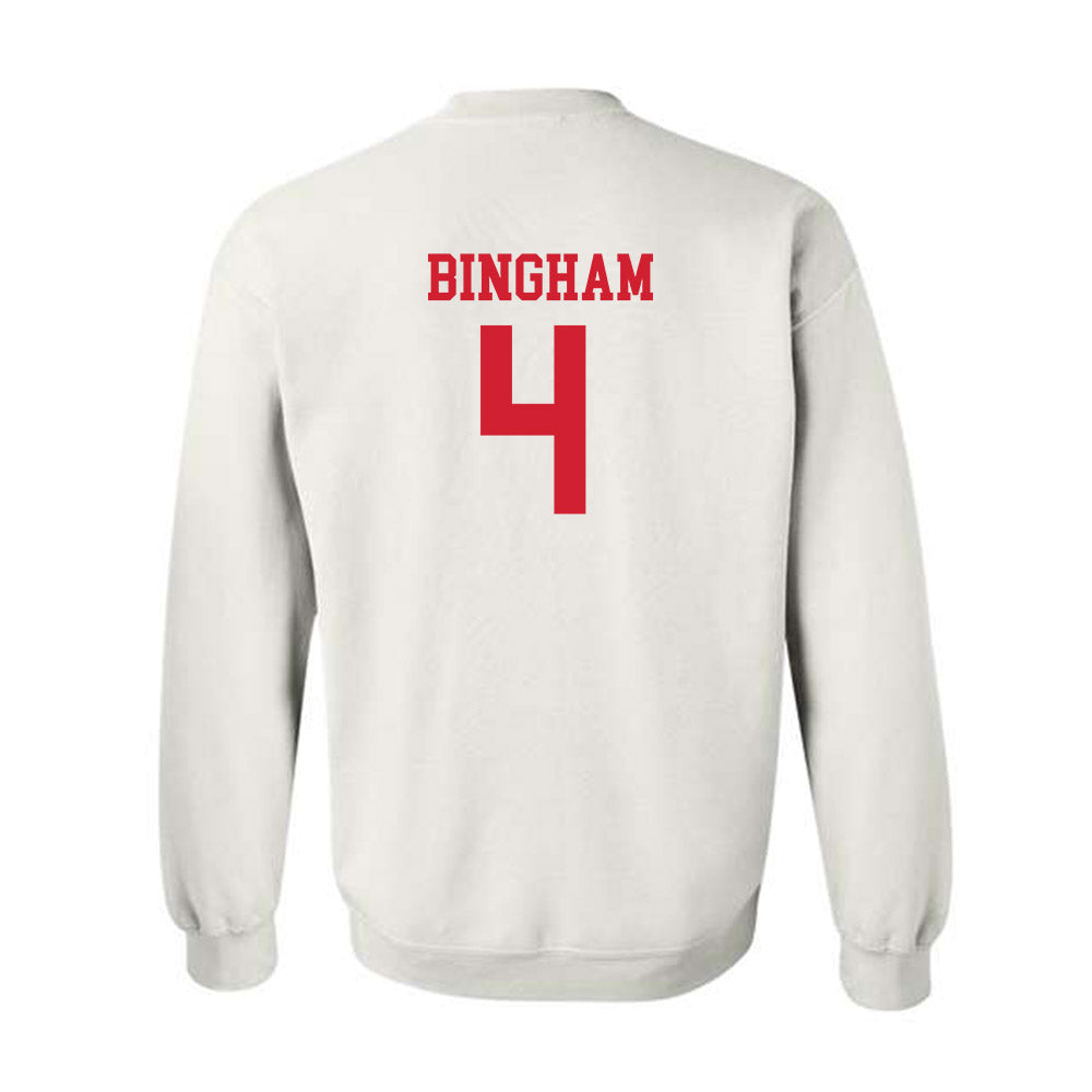 Fairfield - NCAA Women's Soccer : Bella Bingham - Classic Shersey Crewneck Sweatshirt-1
