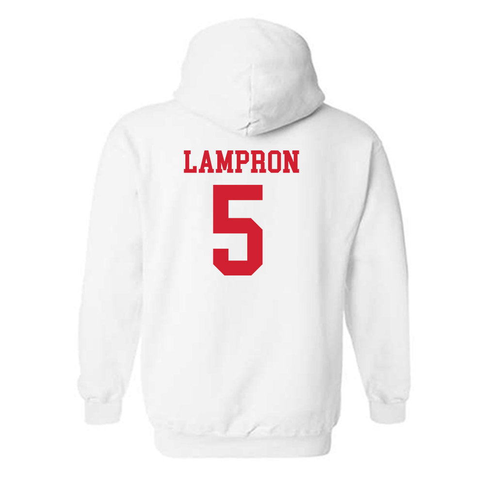 Fairfield - NCAA Men's Lacrosse : Devin Lampron - Classic Shersey Hooded Sweatshirt-1