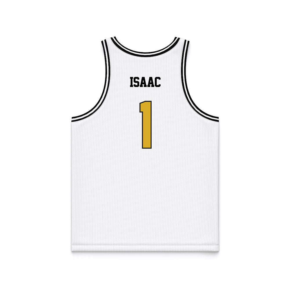 PFW - NCAA Men's Basketball : Anthony Isaac - White Basketball Jersey-1