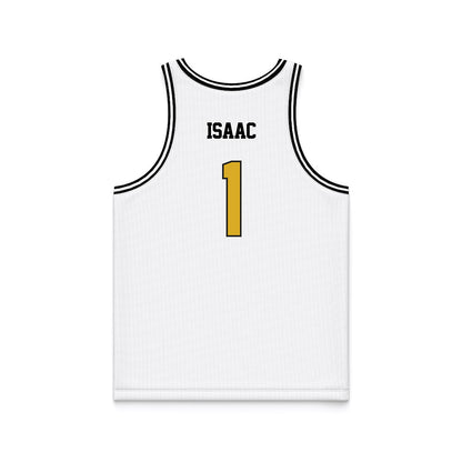 PFW - NCAA Men's Basketball : Anthony Isaac - White Basketball Jersey-1