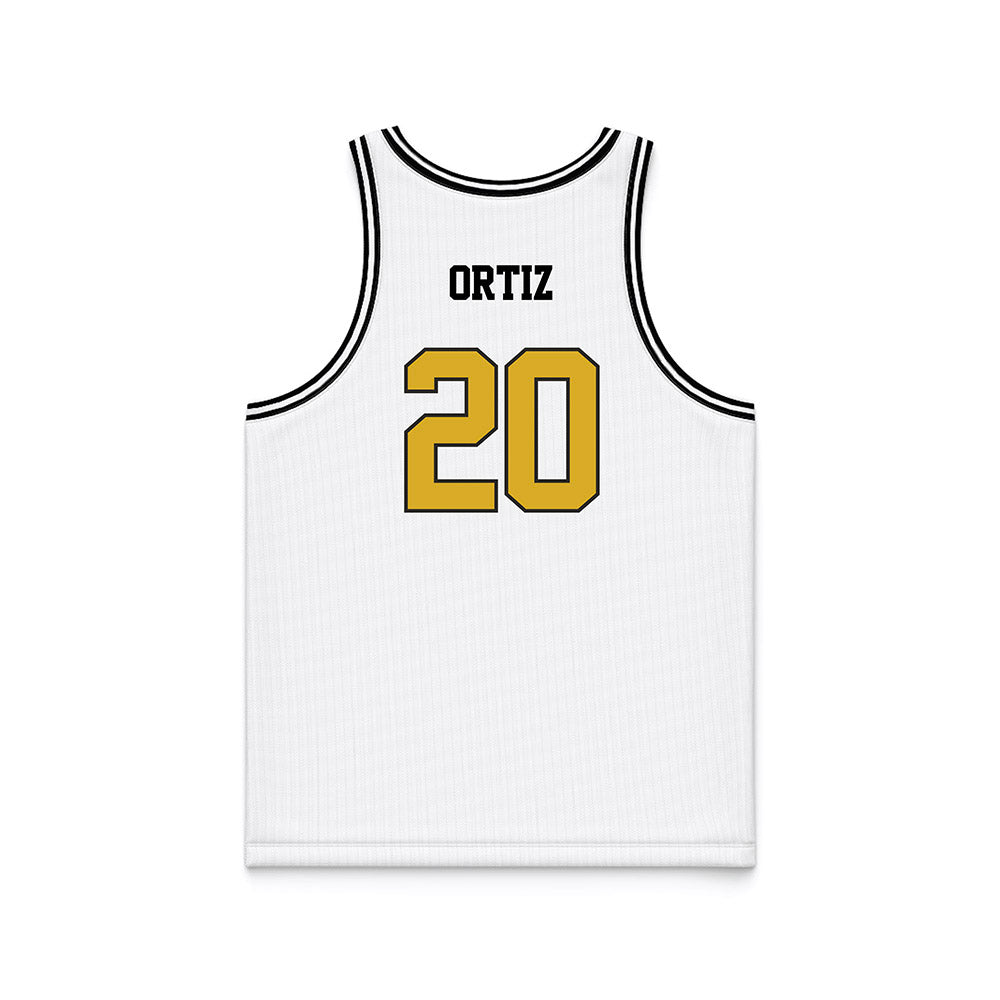 PFW - NCAA Men's Basketball : Edir Ortiz - White Basketball Jersey-1