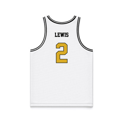 PFW - NCAA Men's Basketball : DeAndre Lewis - White Basketball Jersey-1